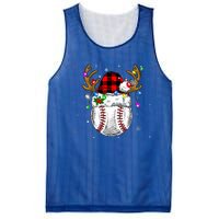 Baseball Santa Hat Funny Sport  baseball Christmas Mesh Reversible Basketball Jersey Tank