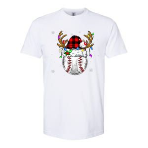 Baseball Santa Hat Funny Sport  baseball Christmas Softstyle CVC T-Shirt