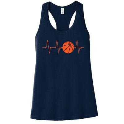 Basketball Shirts Heartbeat Basketball Women's Racerback Tank