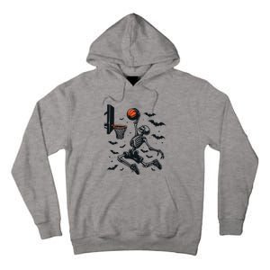 Basketball Skeleton Halloween Skeleton Basketball Player Tall Hoodie