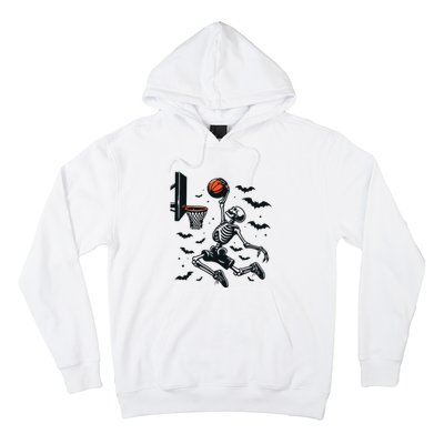 Basketball Skeleton Halloween Skeleton Basketball Player Hoodie