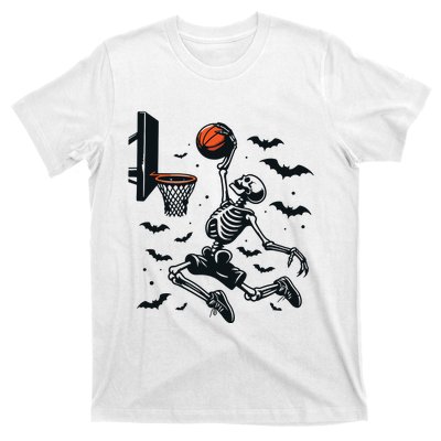 Basketball Skeleton Halloween Skeleton Basketball Player T-Shirt