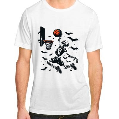 Basketball Skeleton Halloween Skeleton Basketball Player Adult ChromaSoft Performance T-Shirt