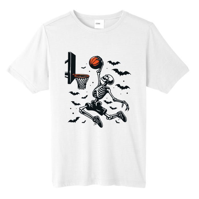 Basketball Skeleton Halloween Skeleton Basketball Player Tall Fusion ChromaSoft Performance T-Shirt