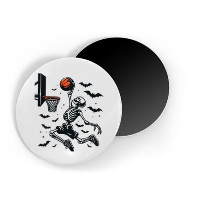 Basketball Skeleton Halloween Skeleton Basketball Player Magnet