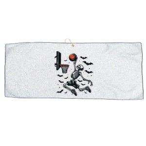 Basketball Skeleton Halloween Skeleton Basketball Player Large Microfiber Waffle Golf Towel