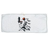 Basketball Skeleton Halloween Skeleton Basketball Player Large Microfiber Waffle Golf Towel