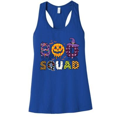 Boo Squad Halloween Gift Women's Racerback Tank