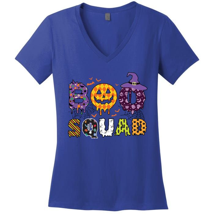 Boo Squad Halloween Gift Women's V-Neck T-Shirt