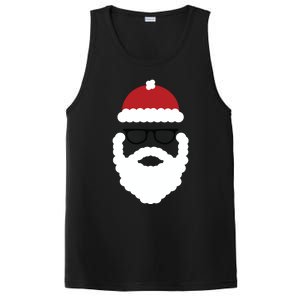 Brooklyn Surf Hipster Santa Christmas Gift PosiCharge Competitor Tank