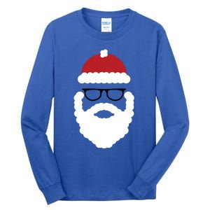 Brooklyn Surf Hipster Santa Christmas Gift Tall Long Sleeve T-Shirt