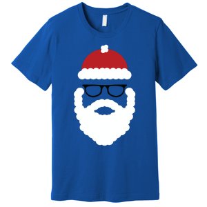 Brooklyn Surf Hipster Santa Christmas Gift Premium T-Shirt