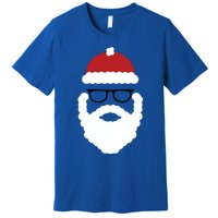 Brooklyn Surf Hipster Santa Christmas Gift Premium T-Shirt