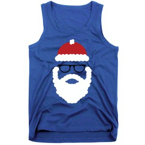 Brooklyn Surf Hipster Santa Christmas Gift Tank Top