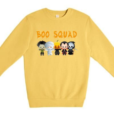 Boo Squad Halloween Trick Or Treating Group Gift Premium Crewneck Sweatshirt