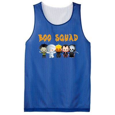 Boo Squad Halloween Trick Or Treating Group Gift Mesh Reversible Basketball Jersey Tank