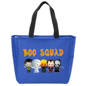 Boo Squad Halloween Trick Or Treating Group Gift Zip Tote Bag