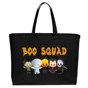 Boo Squad Halloween Trick Or Treating Group Gift Cotton Canvas Jumbo Tote