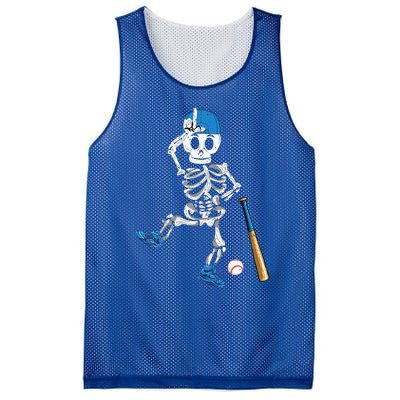 Baseball Skeleton Halloween Vintage Baseball Playing Mesh Reversible Basketball Jersey Tank