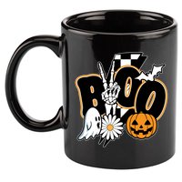 Boo Spooky Halloween Cute 11oz C Handle Ceramic Mug
