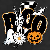 Boo Spooky Halloween Cute 11oz C Handle Ceramic Mug