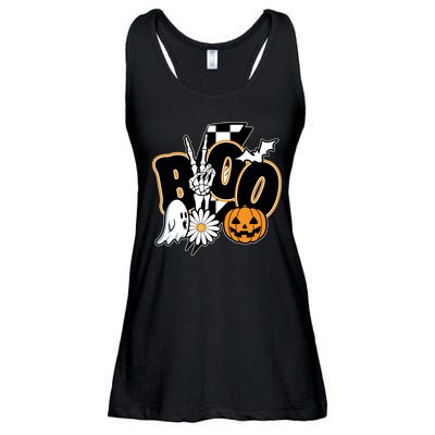Boo Spooky Halloween Cute Ladies Essential Flowy Tank