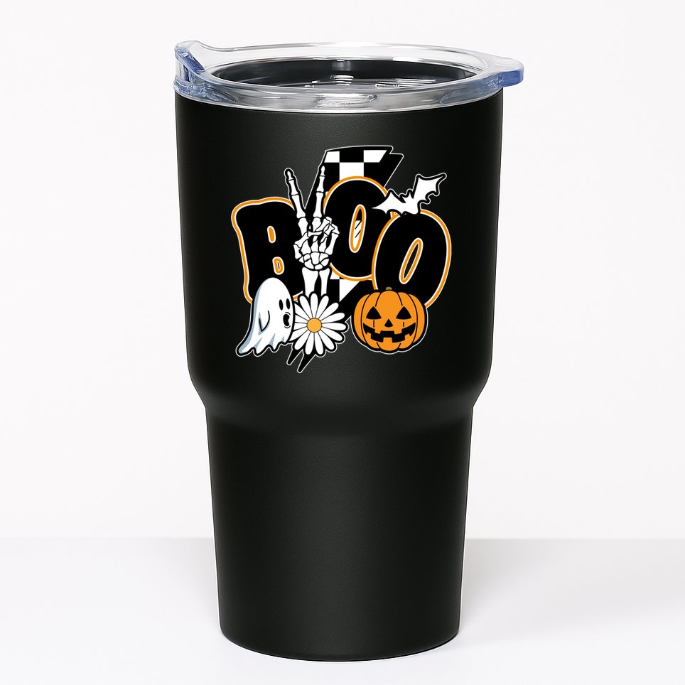Boo Spooky Halloween Cute Tumbler