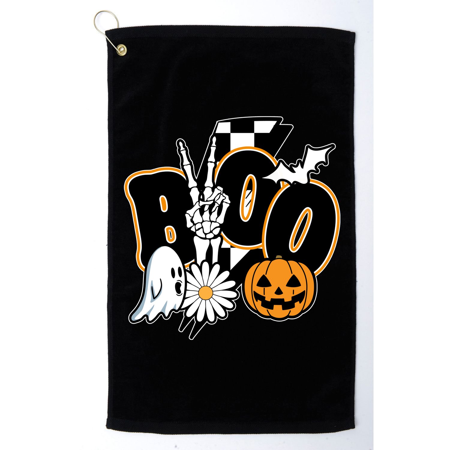 Boo Spooky Halloween Cute Golf Towel