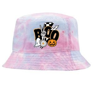 Boo Spooky Halloween Cute Tie-Dyed Bucket Hat