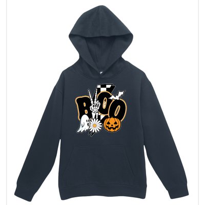 Boo Spooky Halloween Cute Urban Pullover Hoodie