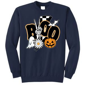 Boo Spooky Halloween Cute Tall Sweatshirt