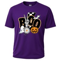 Boo Spooky Halloween Cute Cooling Performance Crew T-Shirt