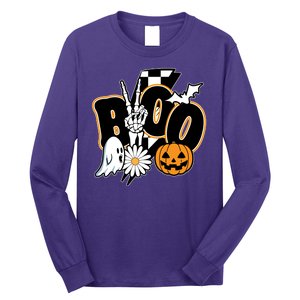 Boo Spooky Halloween Cute Long Sleeve Shirt