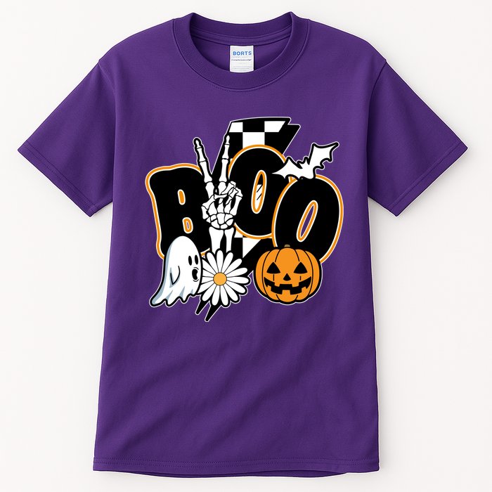 Boo Spooky Halloween Cute Tall T-Shirt