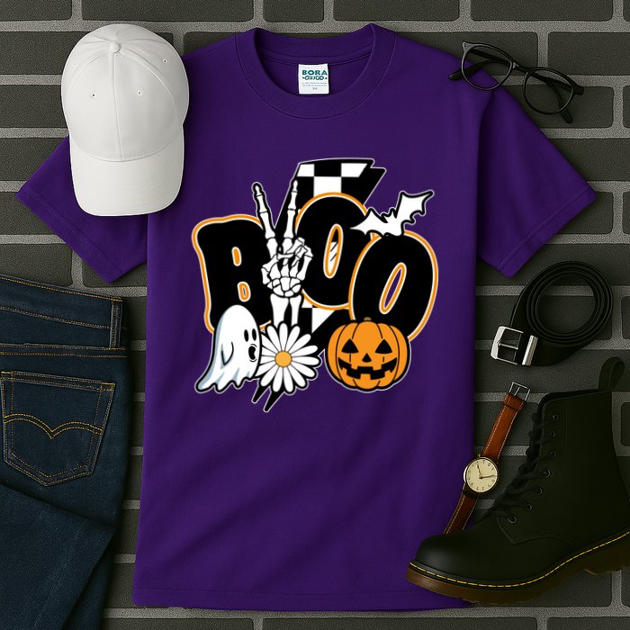 Boo Spooky Halloween Cute Tall T-Shirt