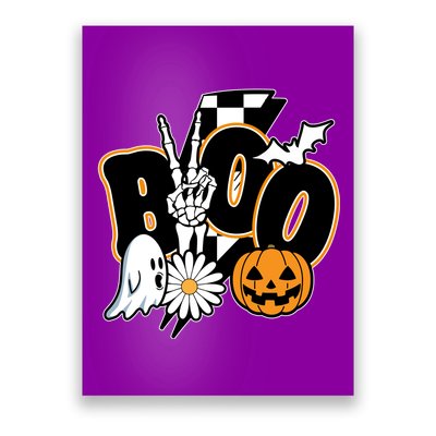 Boo Spooky Halloween Cute Poster