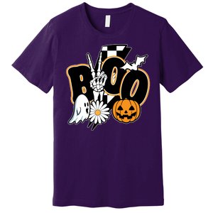 Boo Spooky Halloween Cute Premium T-Shirt