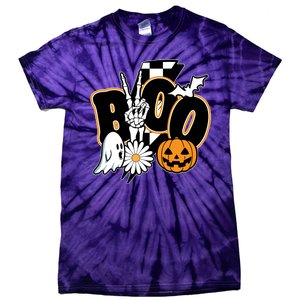 Boo Spooky Halloween Cute Tie-Dye T-Shirt