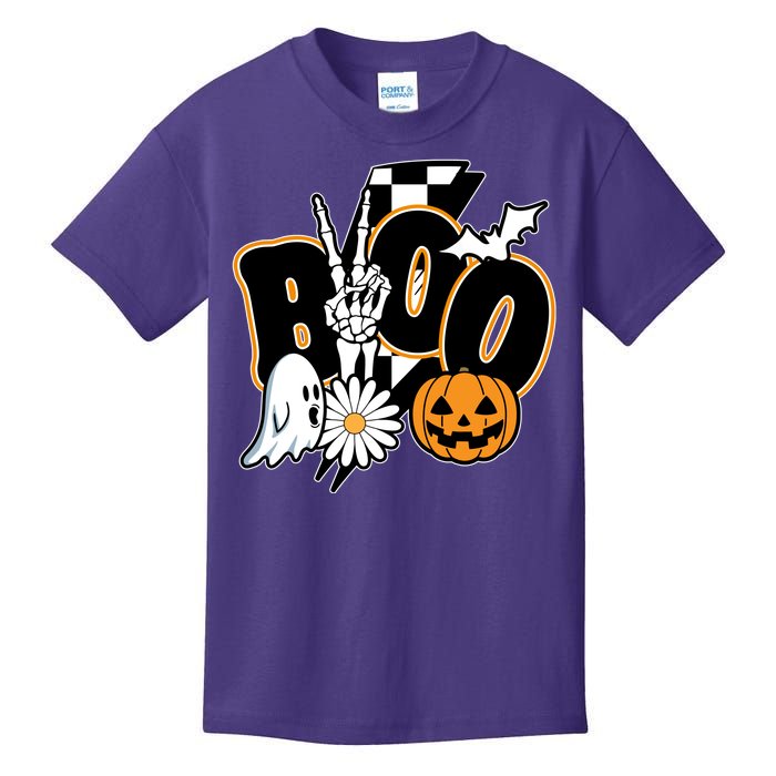 Boo Spooky Halloween Cute Kids T-Shirt