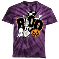 Boo Spooky Halloween Cute Kids Tie-Dye T-Shirt