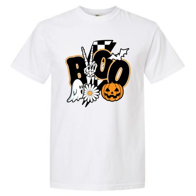 Boo Spooky Halloween Cute Garment-Dyed Heavyweight T-Shirt