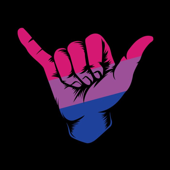 Bisexual Shaka Hand Bi Pride Flag Bisexual Pride Day City Backpack