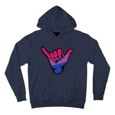 Bisexual Shaka Hand Bi Pride Flag Bisexual Pride Day Tall Hoodie