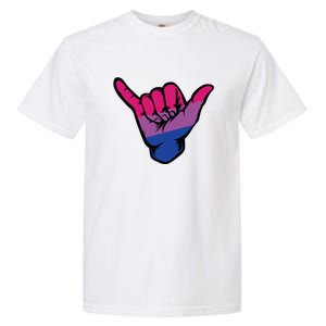 Bisexual Shaka Hand Bi Pride Flag Bisexual Pride Day Garment-Dyed Heavyweight T-Shirt