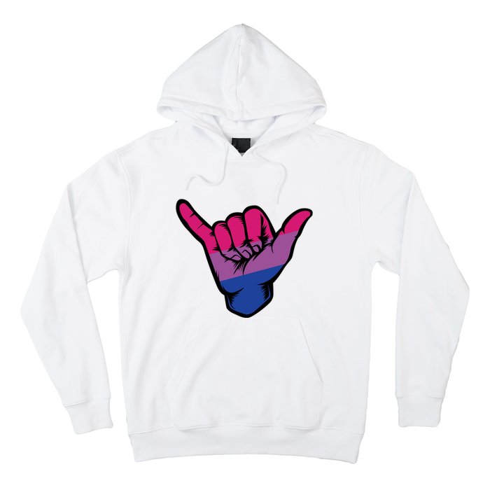 Bisexual Shaka Hand Bi Pride Flag Bisexual Pride Day Hoodie