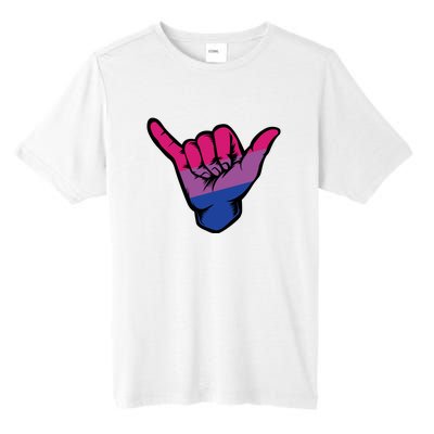 Bisexual Shaka Hand Bi Pride Flag Bisexual Pride Day Tall Fusion ChromaSoft Performance T-Shirt