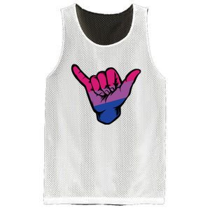 Bisexual Shaka Hand Bi Pride Flag Bisexual Pride Day Mesh Reversible Basketball Jersey Tank