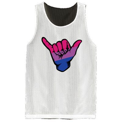 Bisexual Shaka Hand Bi Pride Flag Bisexual Pride Day Mesh Reversible Basketball Jersey Tank