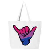 Bisexual Shaka Hand Bi Pride Flag Bisexual Pride Day 25L Jumbo Tote