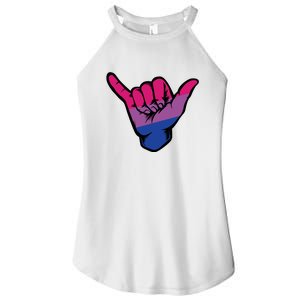 Bisexual Shaka Hand Bi Pride Flag Bisexual Pride Day Women's Perfect Tri Rocker Tank